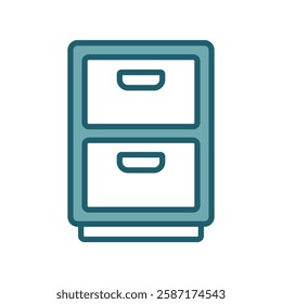 file cabinet icon vector design template simple and clean