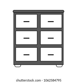 file cabinet isolated