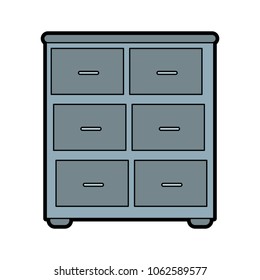 file cabinet isolated