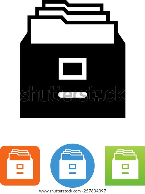 File cabinet symbol\
