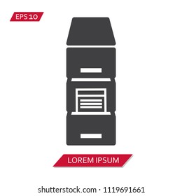 file cabinet vector icon symbol