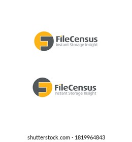 FILE CENCUS LOGO DESIGN VECTOR