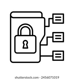 File Classification  icon in vector. Logotype
