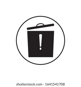 file cleanup procces icons, flat sign