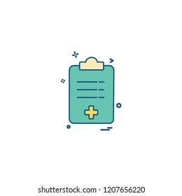 file clip-board paper-board details icon vector desige