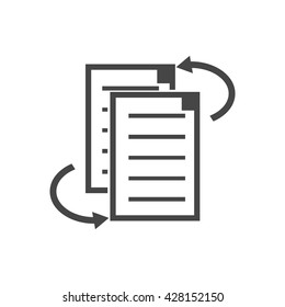 File Clipboard.file Sharing.Vector Icon.