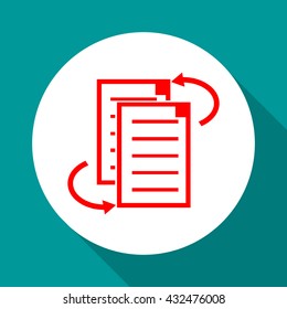 File clipboard.file sharing.Vector icon.