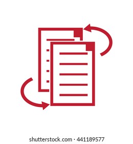 File clipboard.file sharing.Vector icon.