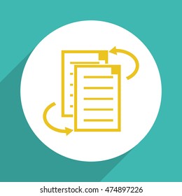 File clipboard.file sharing.Vector icon.