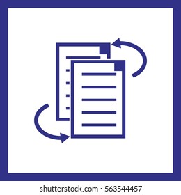 File clipboard.file sharing.Vector icon.