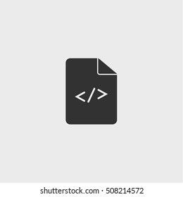 file code icon, vector design