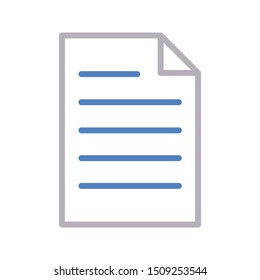 file colour line vector icon