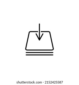 File Compression Icon Design Concept eps 10