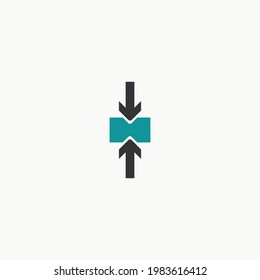 File compression icon graphic design vector illustration