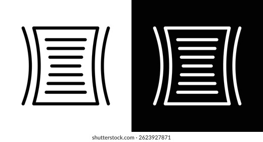 File compressor icon vector for web and mobile app. Symbol isolated.