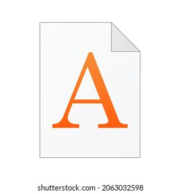 Icono de documento del equipo de archivos aislado en fondo blanco