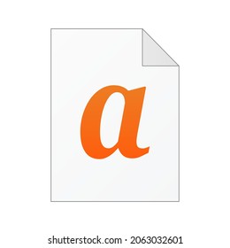 Icono de documento del equipo de archivos aislado en fondo blanco