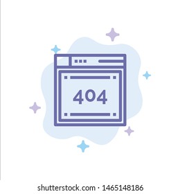 File, Computing, Code, Coding Blue Icon on Abstract Cloud Background. Vector Icon Template background