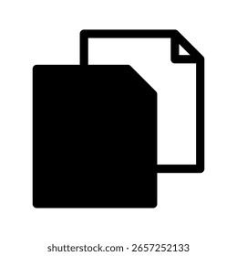 Ilustración de diseño de símbolo de Vector de icono de copia de archivo