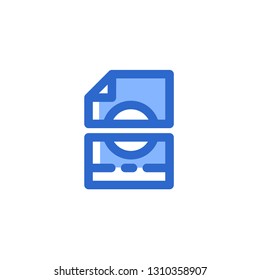 File Cut Icon , App User Interface Essential