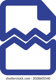 File damaged  Isolated Vector icon which can easily modify or edit

