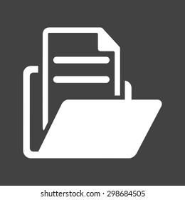 File, Data, Folder Icon Vector Image.Can Also Be Used For Admin Dashboard. Suitable For Mobile Apps, Web Apps And Print Media.