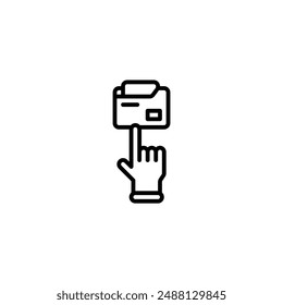 icono de esquema de datos de archivo e ilustración