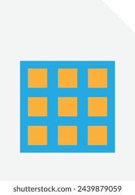 File Database Document Icon Vector Flat Illustration