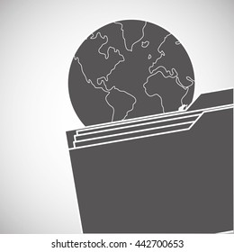 file design. Media icon. Flat illustration, vector graphic