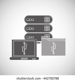 file design. Media icon. Flat illustration, vector graphic