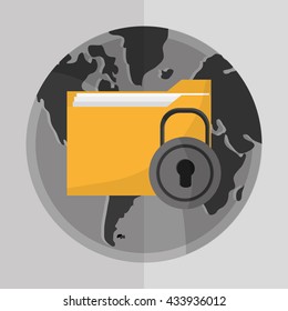 File design. Online concept. Isolated illustration, editable vector