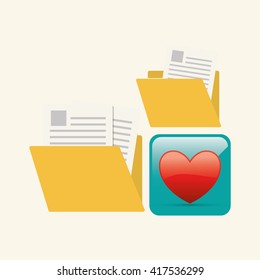 file design. social media icon. online concept
