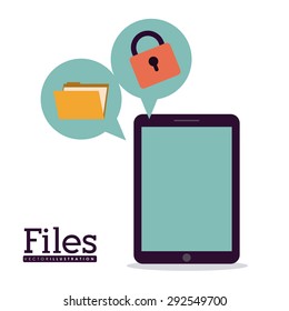 File digital design, vector illustration eps 10