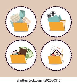 File digital design, vector illustration eps 10