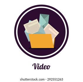 File digital design, vector illustration eps 10