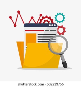 File and digital marketing design
