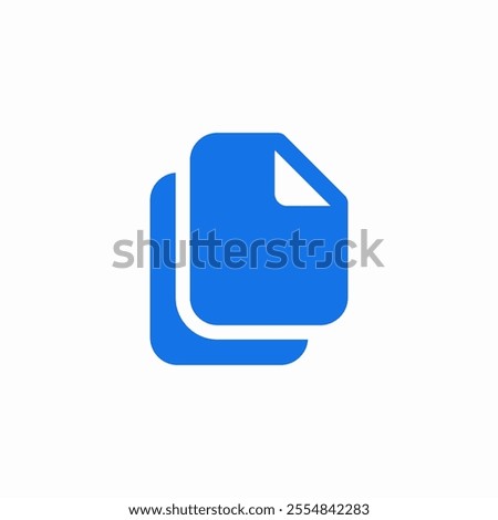 file document copy clipboard paste icon sign vector