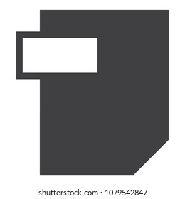 File document. Download or save doc sign, symbol isolated. 
