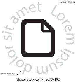 file (document) icon
