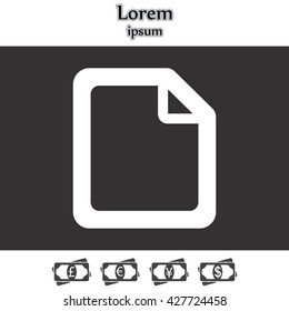 file (document) icon