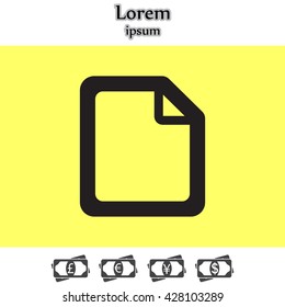 file (document) icon