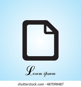 file (document) icon