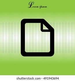 file (document) icon