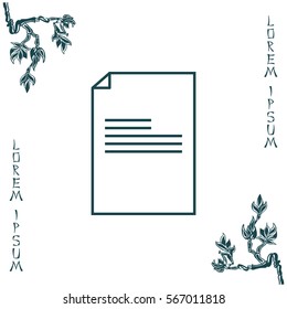 file (document) icon