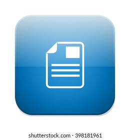 File document icon. Download doc button. Doc file symbol. 