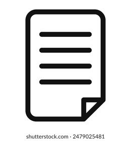 Datei Dokument Icon Ideal für Office und digitale Datensätze