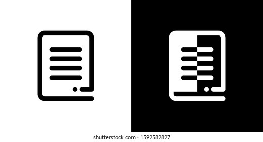 File Document Icon Set Logo