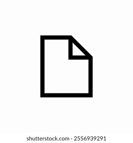 file document icon sign vector