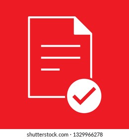 File, document icon, stock vector illustration, EPS10.