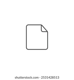 File document icon symbol vector illustration
